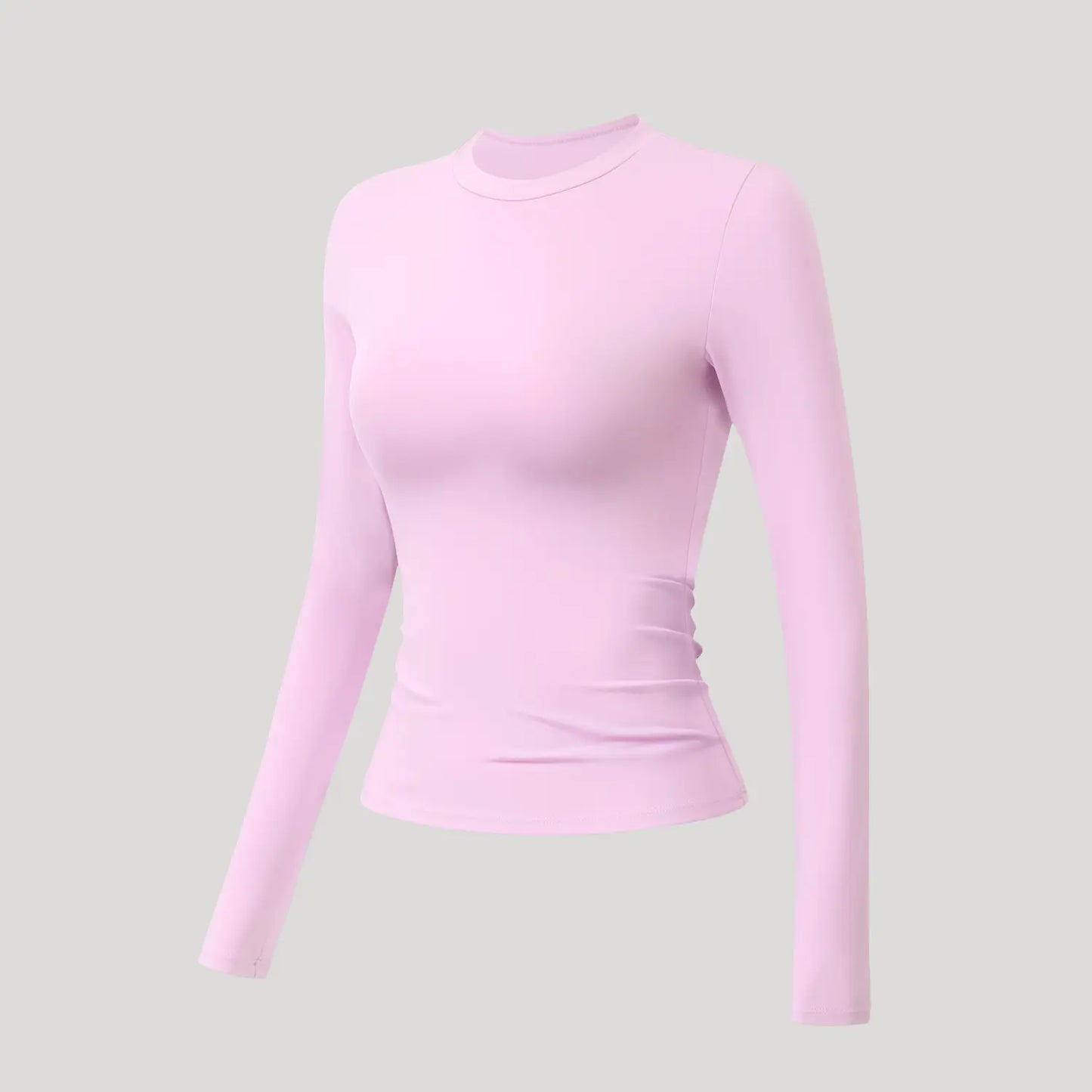 Timeoff 5-Piece Solid Sports Tee Set round Neck Slim Stretchy Ideal for Yoga Gym Workouts Women'S Athletic Wear Sporty Style Clothes Gym Shirts Workout Tops Oversized Gym Shirts Fitness Outfit