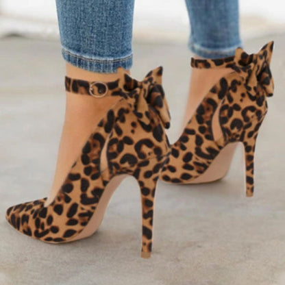 Women's Bow Pointed-Toe High Heels
