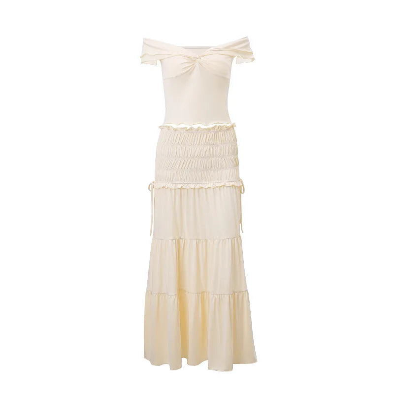 2-Piece Women's Ruffle Vacay Set