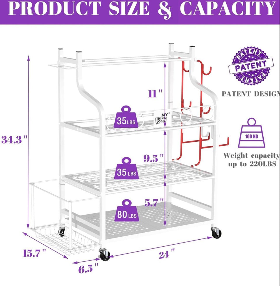MyThingLogic Yoga Mat Storage Rack