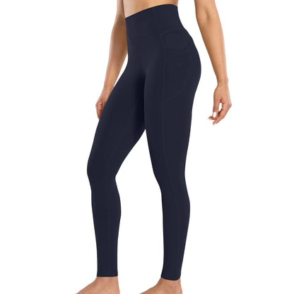 High Waist Leggings for Women, Butt Lifting Tummy Control Compression Workout Sports Yoga Pants with Pockets