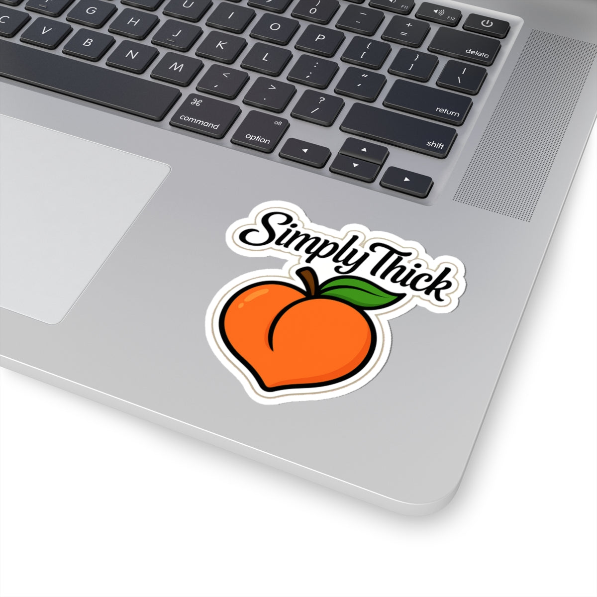 Simply Thick Peach Kiss-Cut Sticker