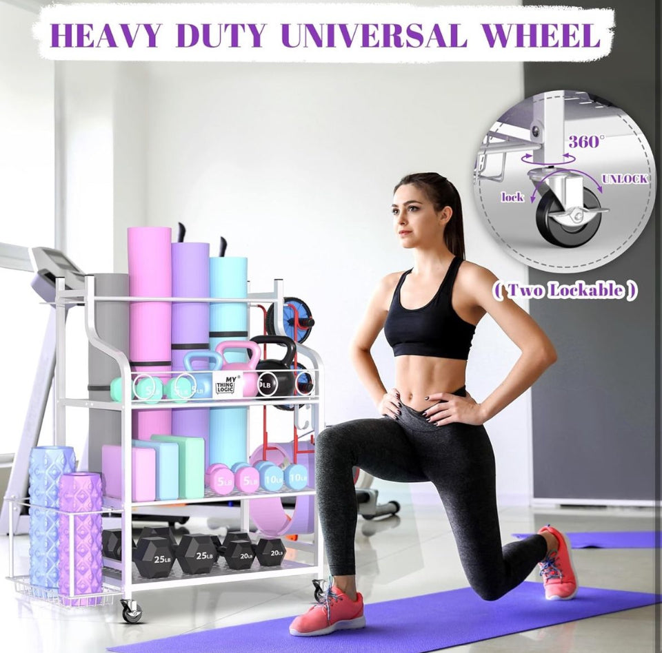MyThingLogic Yoga Mat Storage Rack