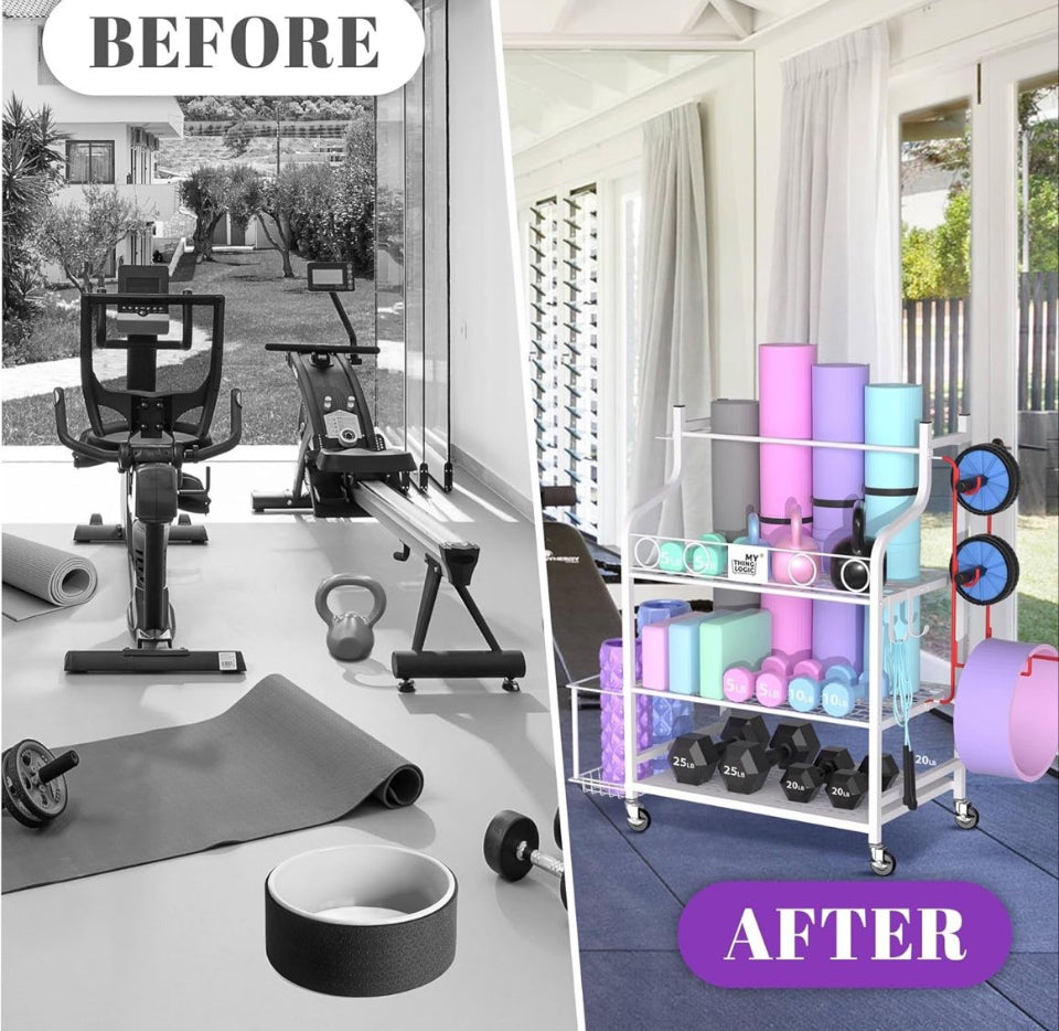 MyThingLogic Yoga Mat Storage Rack