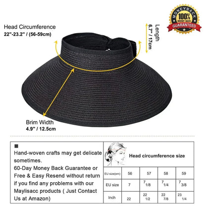 Women's Summer Visor Hat