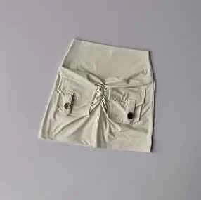 Women's High Waist Seamless Fitness Shorts with Pockets