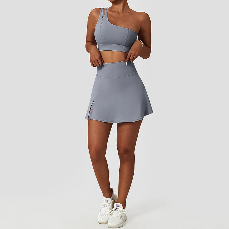 Women's Skinny Sport Tracksuit Set