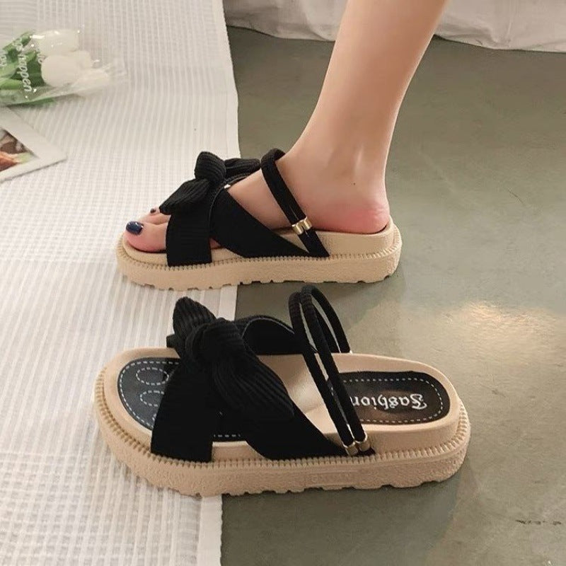 Women's Two-Wear Flat Platform Sandals