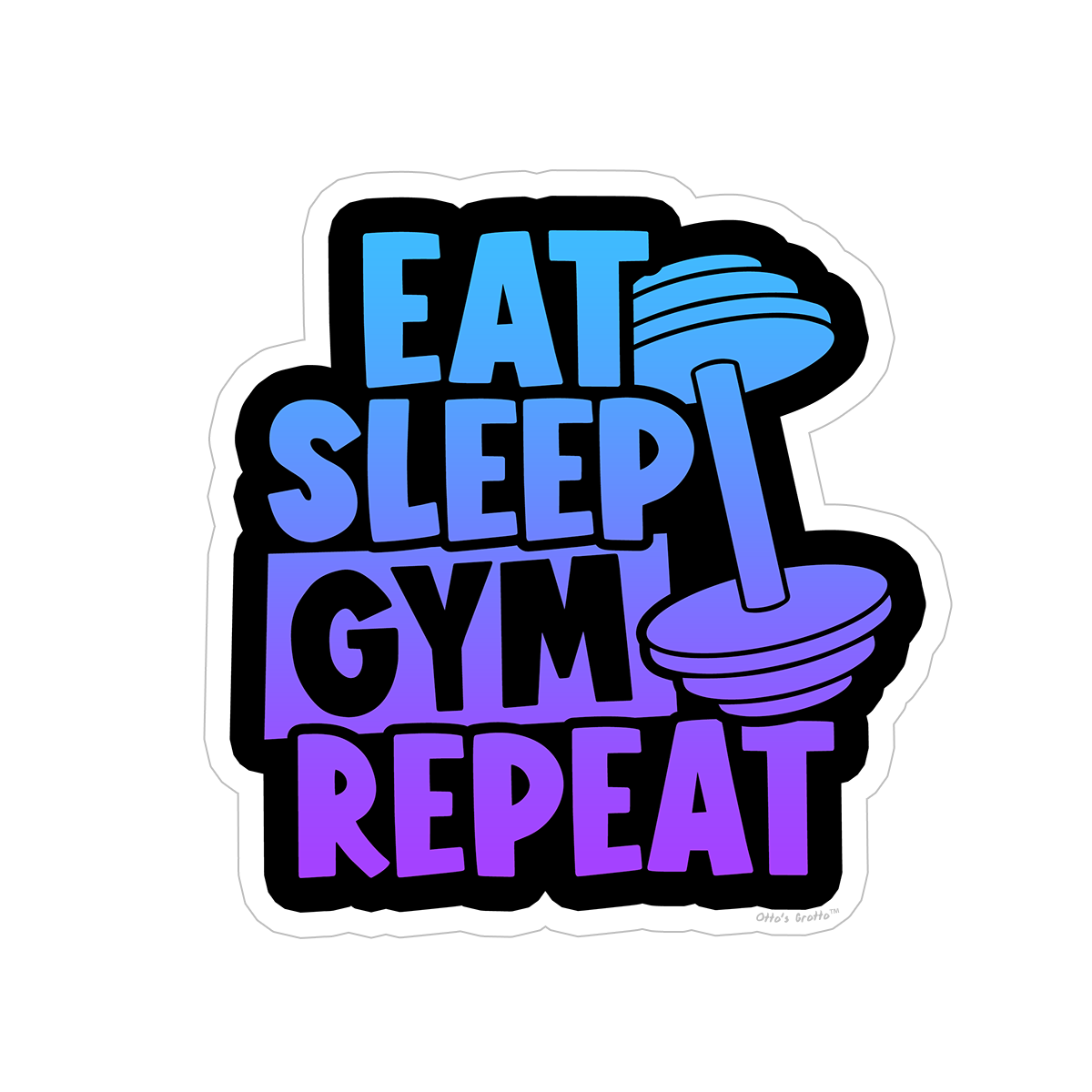 Gym Motivation Sticker