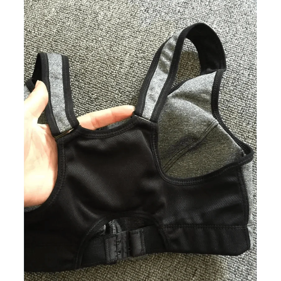Women's Dazzling Zip-up Sports Bra