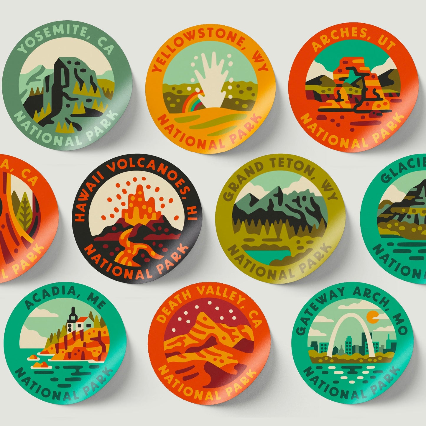National Park Sticker Pack - Insulated Bottle